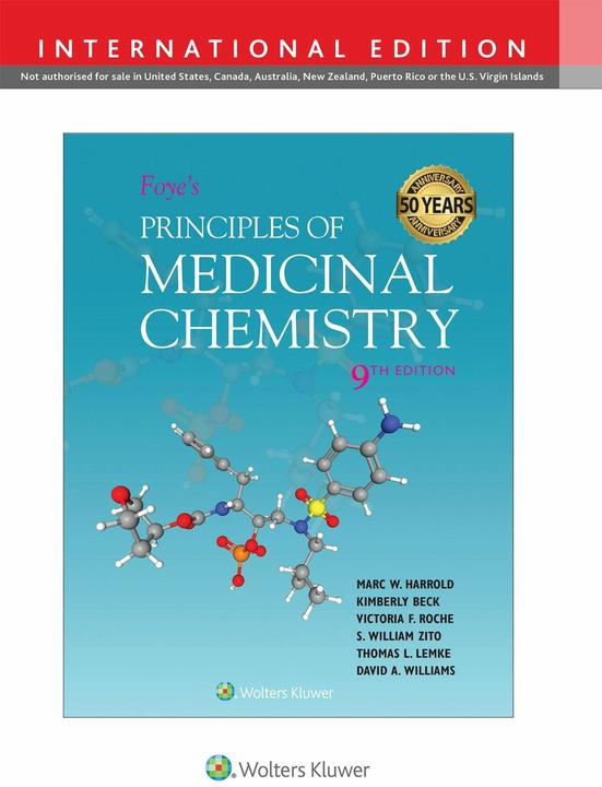 Produktbild Foye's Principles of Medicinal Chemistry (Englisch, David A. Williams, Kimberly Beck, Lemke Thomas, Marc Harrold, S. Williams Zito, Victoria Roche)