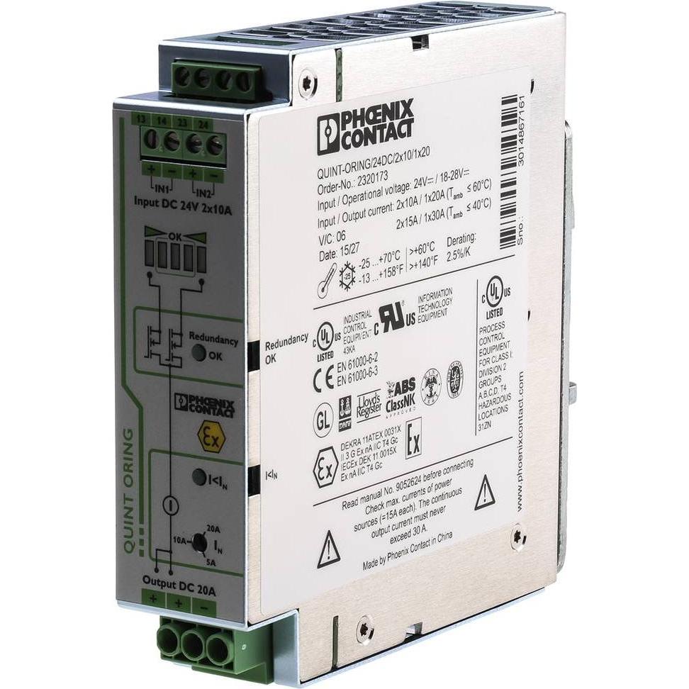 Thumbnail - Phoenix Contact, Systemstromversorgung, Hutschienen-Redundanz-Modul (D