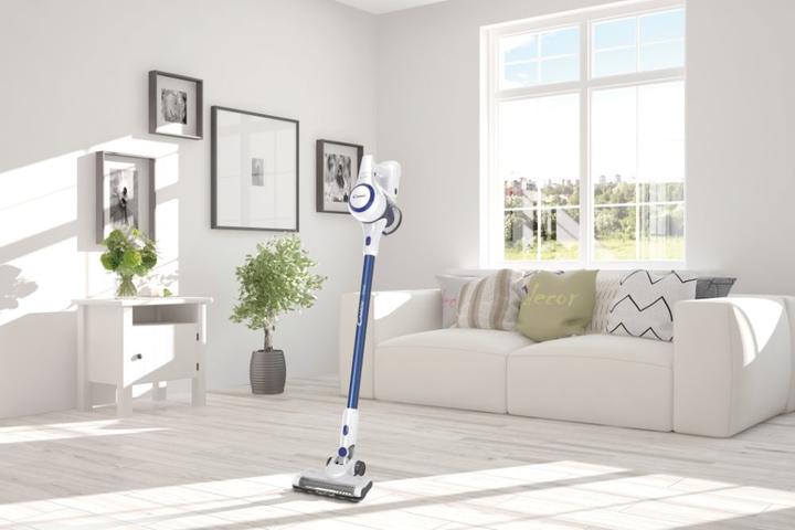 Produktbild Hoover Candy Viva CVIVA15 011 kabelloser Staubsauger Weiss Ohne Beutel