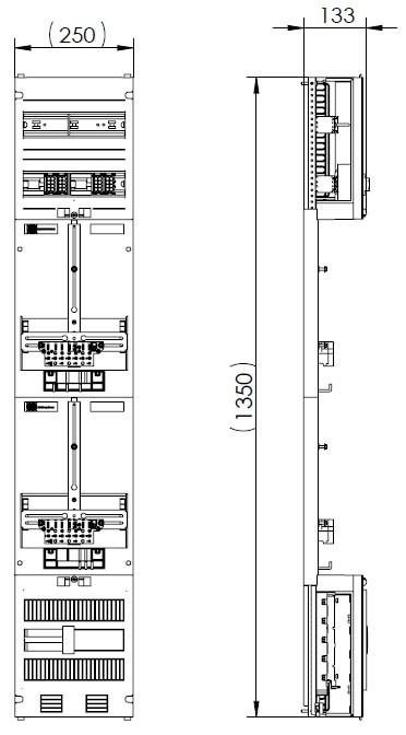 Actual product image ABN Z19620 Counter position 3Pkt 2Z lockable HS/ZSK