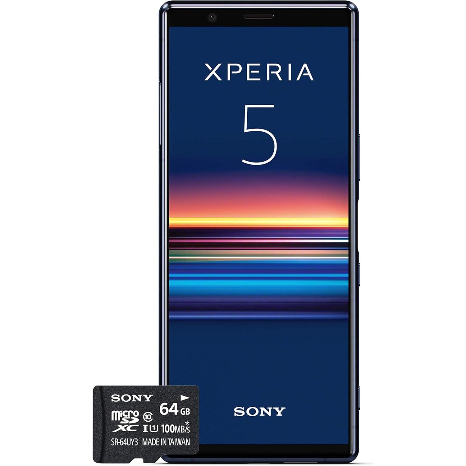 Sony Xperia 5 (128 GB, Blau, 6.10"), Smartphone, Blau