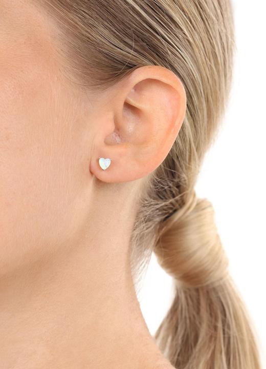 Immagine prodotto Amor Gioielli all'orecchio da donna, argento 925, pietre sintetiche. | Cuore (Argento 925)