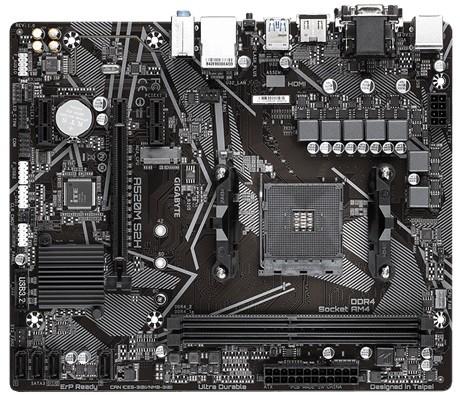 Productafbeelding Gigabyte A520M S2H (AM4, AMD A520, mATX)