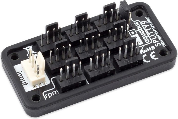 Aqua Computer SPLITTY9 Splitter für bis zu 9 Lüfter oder aquabus-Geräte (9 Lüfter)