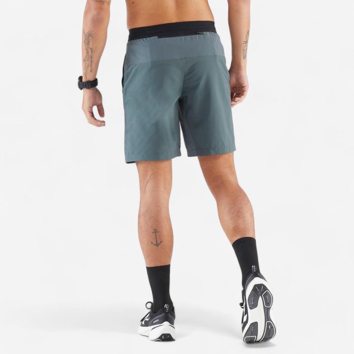 Image du produit Kiprun Short de running Homme - Run 500 Dry Vert foncé grisé (M)
