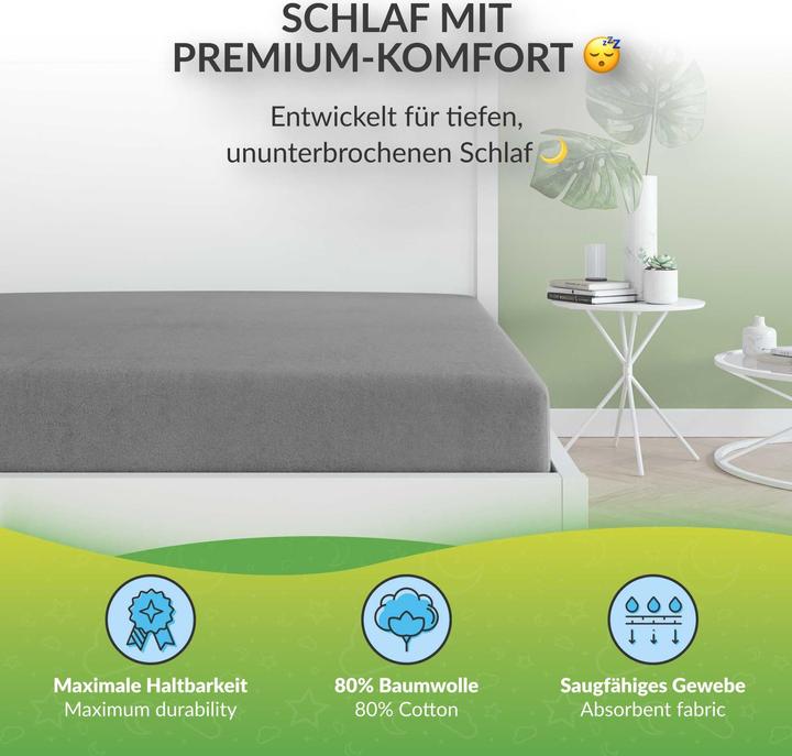 Image du produit Etérea Drap-housse en éponge (60 x 120 cm, 70 x 140 cm)