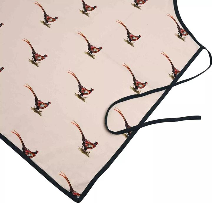 Actual product image Meg Hawkins Pheasant Cotton Apron (One size)