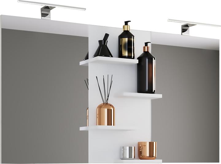 Immagine prodotto VCM Ampio specchio da bagno Budasi con ripiano (112 x 12 x 59 cm)