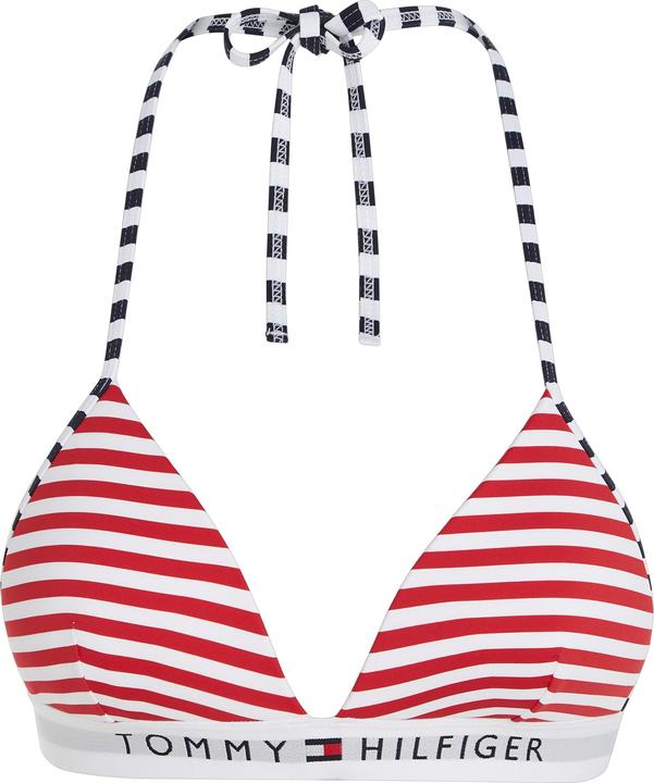 Produktbild Tommy Hilfiger Triangle Fixed Foam Print Bikini Oberteil - 83321 (XS)