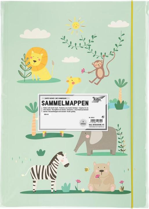 Folia Zeichnungsmappe "Happy Safari" (A3, 1 x)