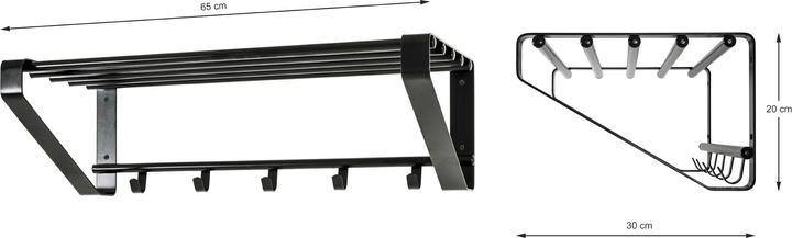 Actual product image HAKU Möbel Wall coat rack