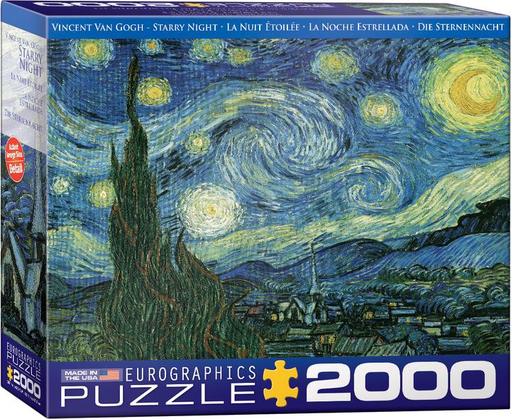 Produktbild Eurographics Starry Night, Van Gogh (2000 Teile)