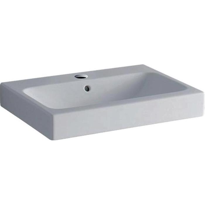 Geberit, Waschbecken, Aufsatzwaschtisch iCon 60 cm wei 124560000 (485 mm, 600 mm)