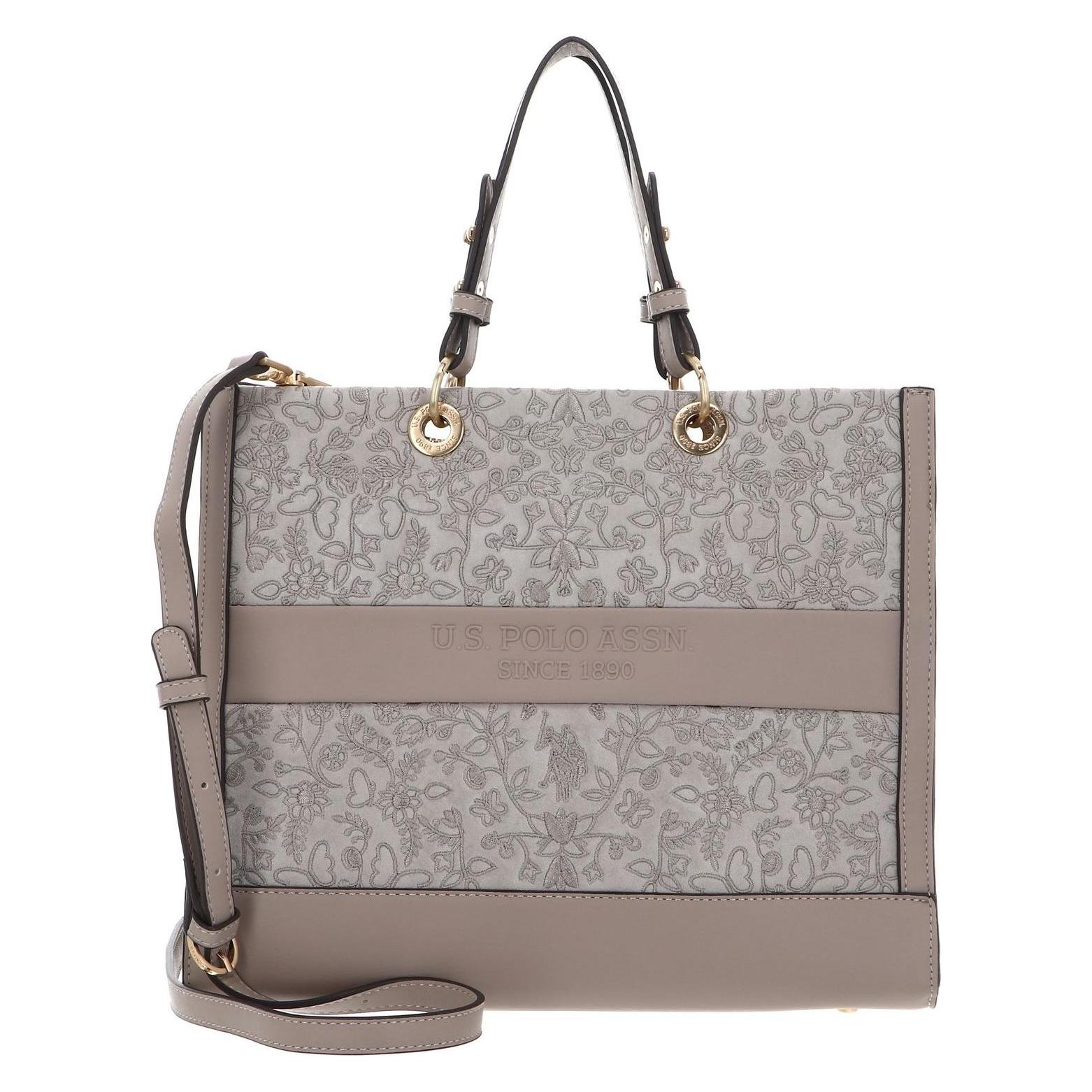 U.S. Polo, Damen, Tasche, New Canyon Double Handle Bag, Beige