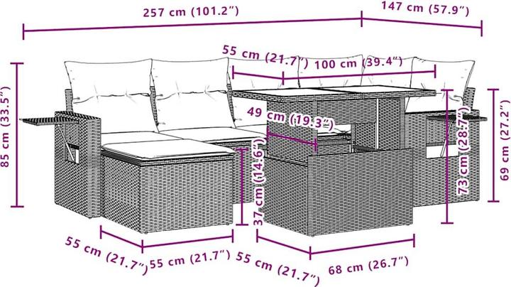 Produktbild vidaXL Clayton