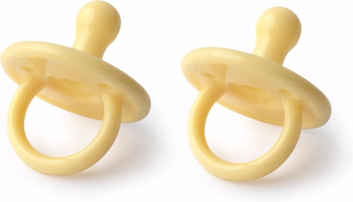 Immagine prodotto Filibabba Ciuccio in silicone 2-Pack - Banana pallida (2 x)