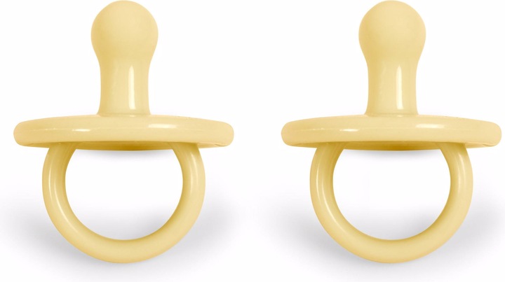 Immagine prodotto Filibabba Ciuccio in silicone 2-Pack - Banana pallida (2 x)