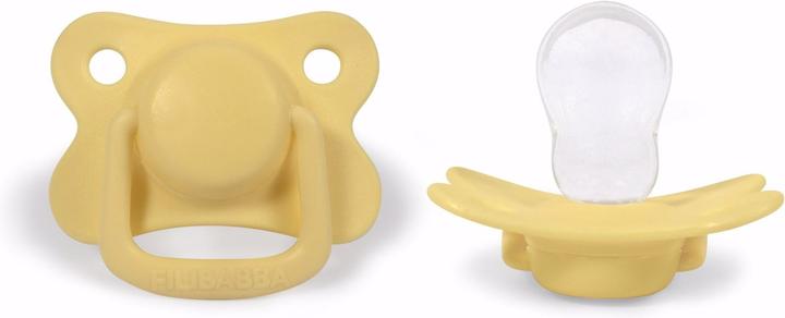 Filibabba Fopspeen 2 Pack - Bleke banaan 6+ maanden (2 x, 6 - 36 M.)