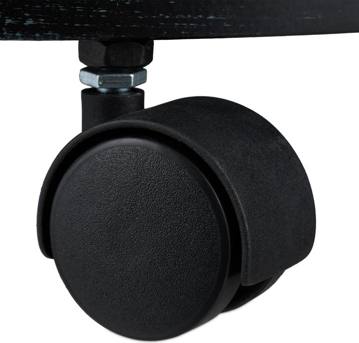 Image du produit Relaxdays Support roulant plantes rond, en métal