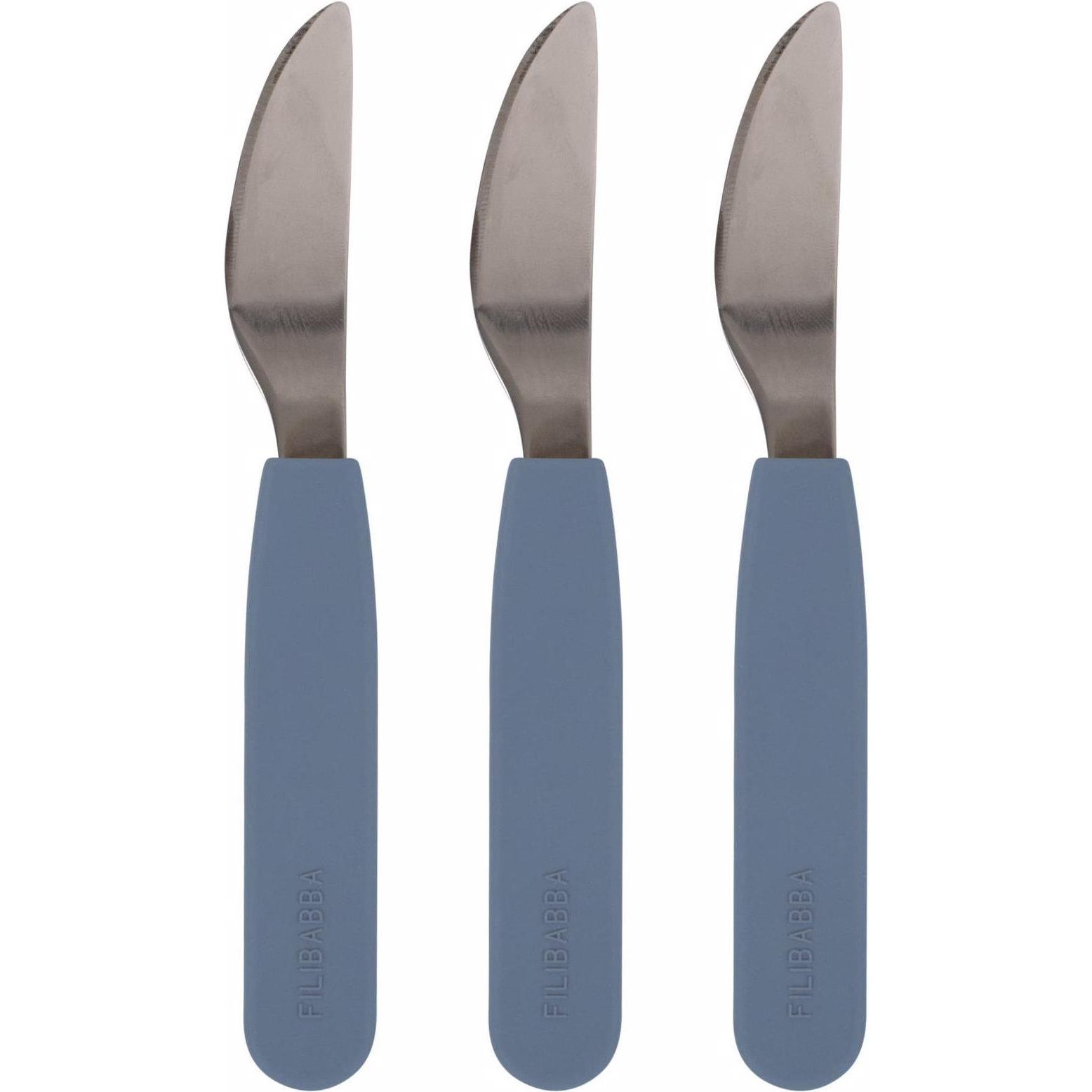 Filibabba, Kindergeschirr + Kinderbesteck, Silikon messer