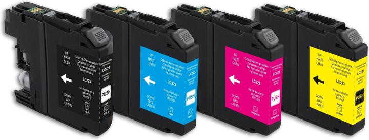 Generic Ink Tinte Brother LC223 Multipack (M, C, Y, BK)