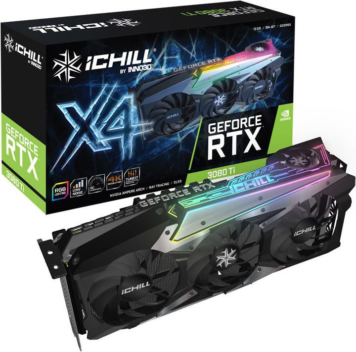 Actual product image Inno3D GeForce RTX 3080 Ti iChill X4 LHR (12 GB)