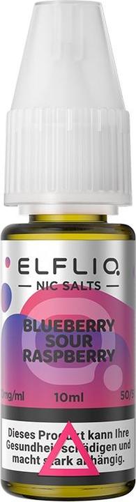 Actual product image Elfbar Elfliq (Bilberry, Bilberry, Raspberry)