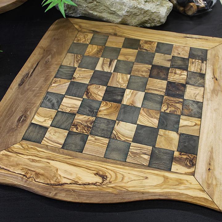 Actual product image Natura Punto Rustic chessboard with pieces