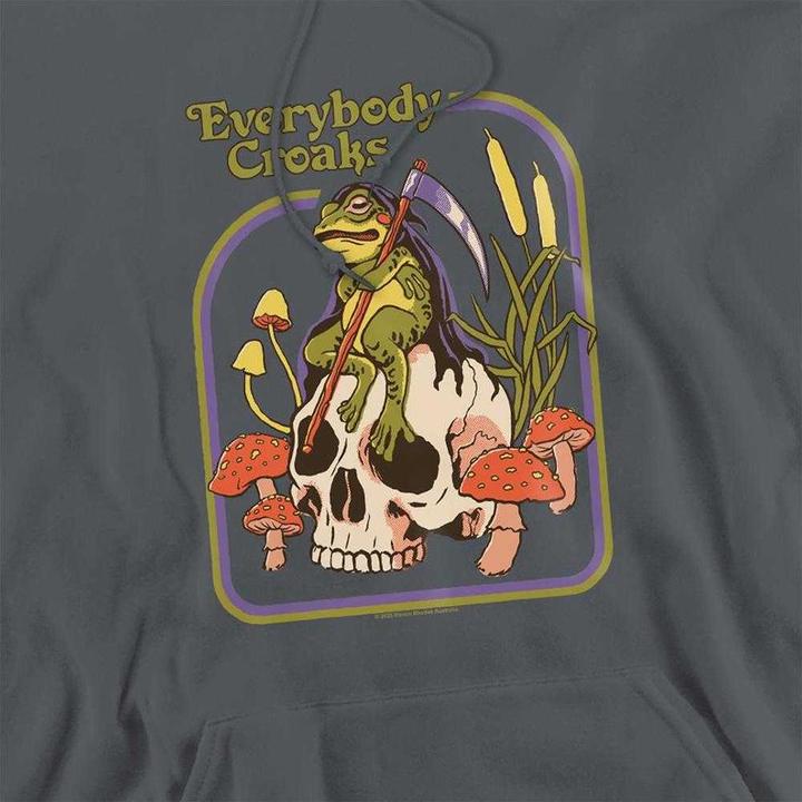 Produktbild Steven Rhodes Everybody Croaks Kapuzenpullover (L)