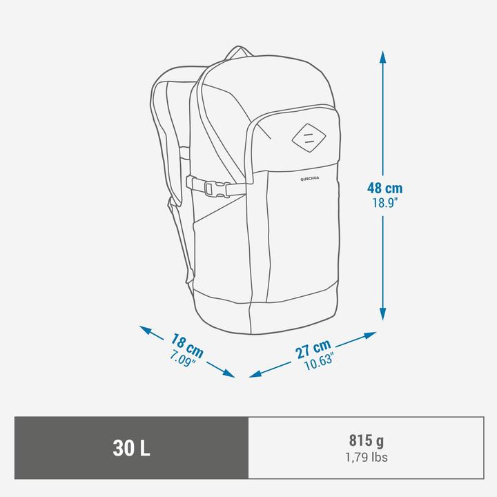 Image du produit Quechua Sac à dos de randonnée 30 L - NH500 Arpenaz (30 l)