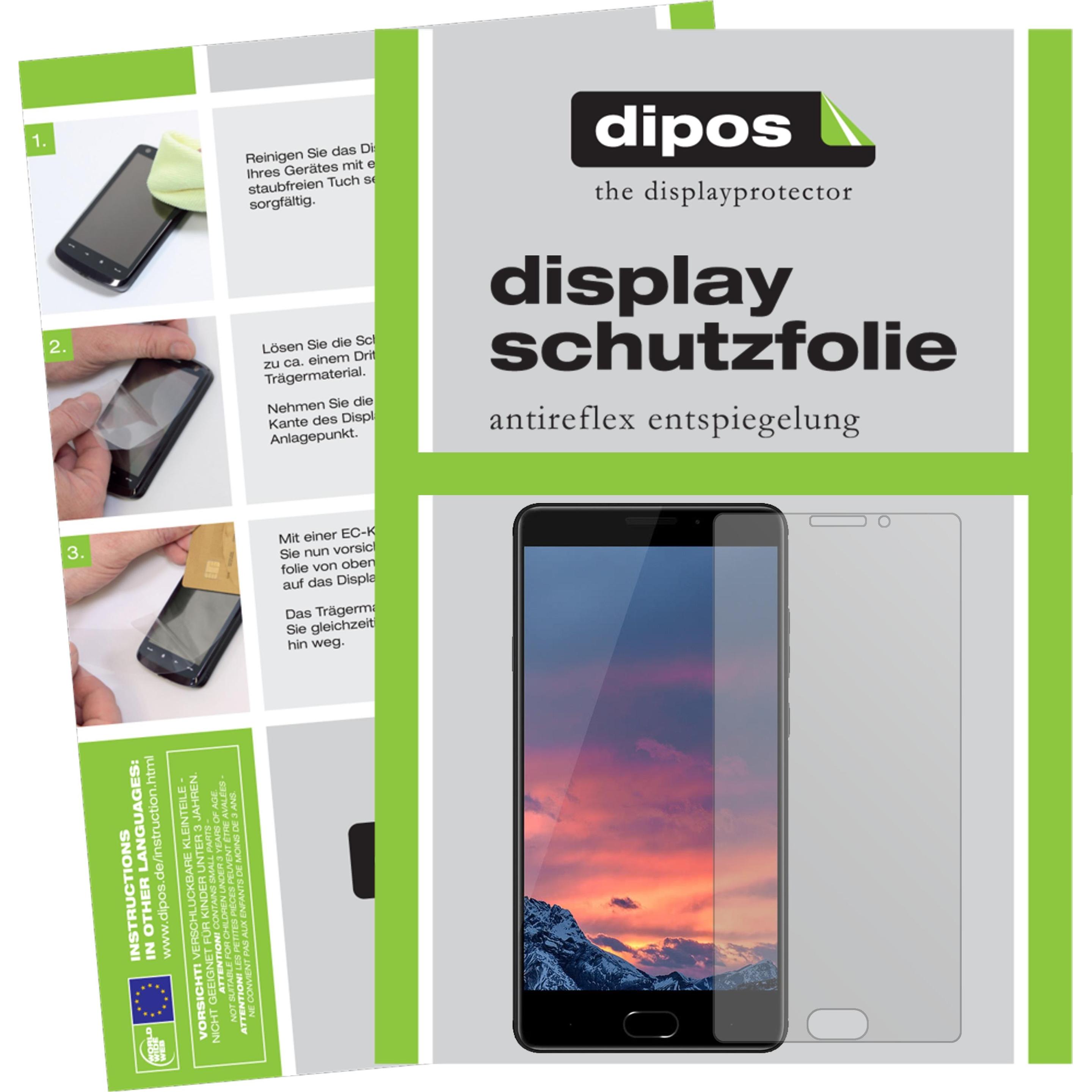 Dipos Displayschutzfolie Antireflex (1 Stück, Vernee Thor Plus), Smartphone Schutzfolie, Transparent