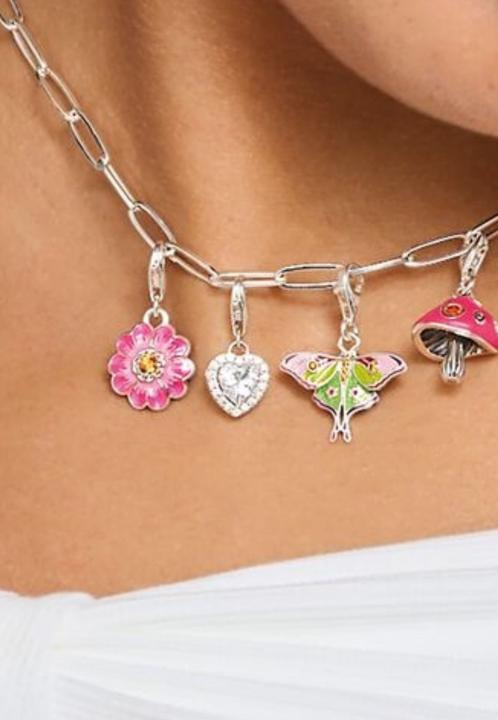 Produktbild Thomas Sabo Charm-Anhänger Herz Weiss Silber (Silber 925, Sterling Silver)