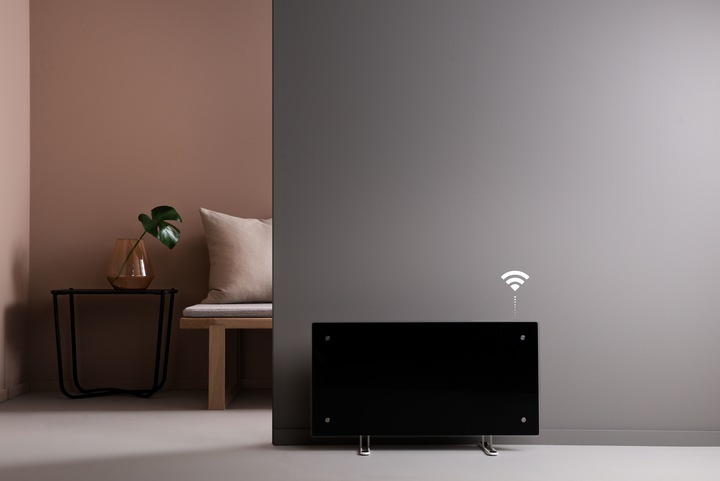 Actual product image Adax CLEA WIFI VARMEPANEL SORT 230V - 400W (400 W)