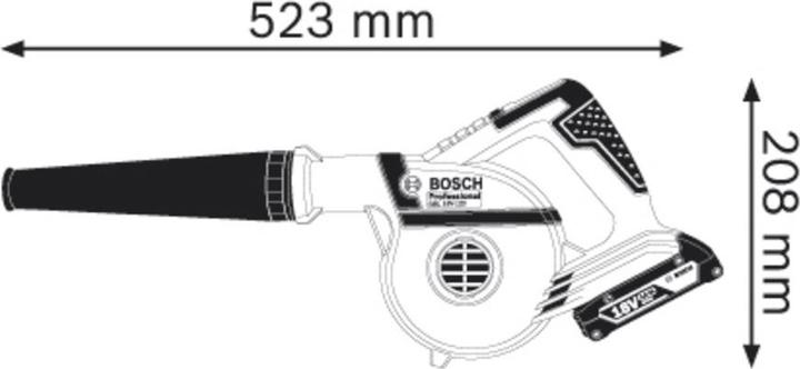 Immagine prodotto Bosch Professional GBL 18V-120 (Batteria ricaricabile, Soffiatore da officina)