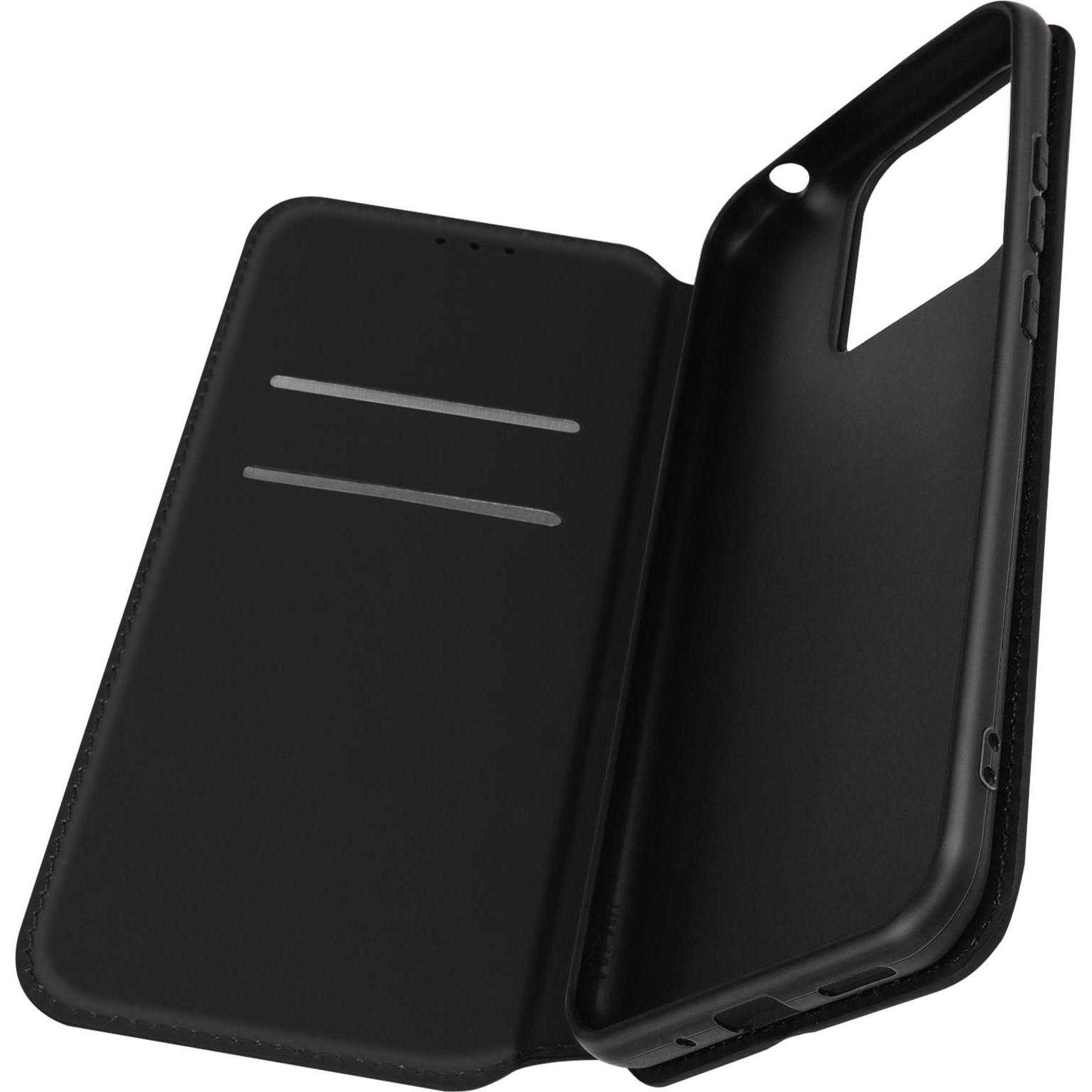 Avizar Classic Edition Klappetui Series (Xiaomi Redmi 10A), Smartphone Hülle, Schwarz