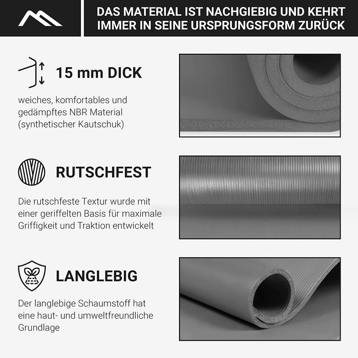 Produktbild Msports Anthrazit 190 x 100 x 1,5 cm (15 mm)