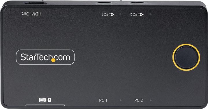 Actual product image StarTech com C2-H46-UC2-PD-KVM, 4096 x 2160 pixels, 4K Ultra HD, 10 W, Noir