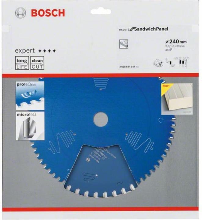 Produktbild Bosch Professional Zubehör Kreissägeblatt Expert for Sandwich Panel, 240 x 30 x 2,6 mm, 48