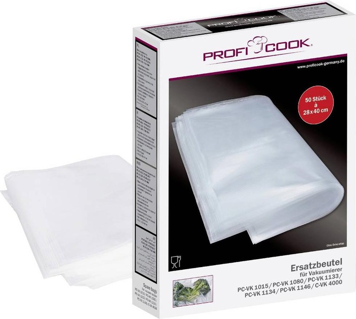 Produktbild Proficook Vakuumbeutel gross 28x40cm 50 Stück (50 x)