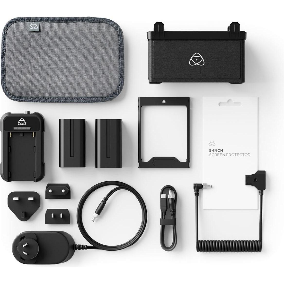 Atomos Zubehör Kit 5 VII (Ladegerät, Kabel, Akku, Diverses Video Zubehör) (ATOMACCKT4)