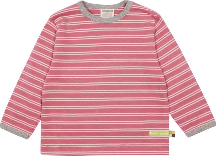 Immagine prodotto loud + proud Camicia a maniche lunghe a strisce malva (62, 68)