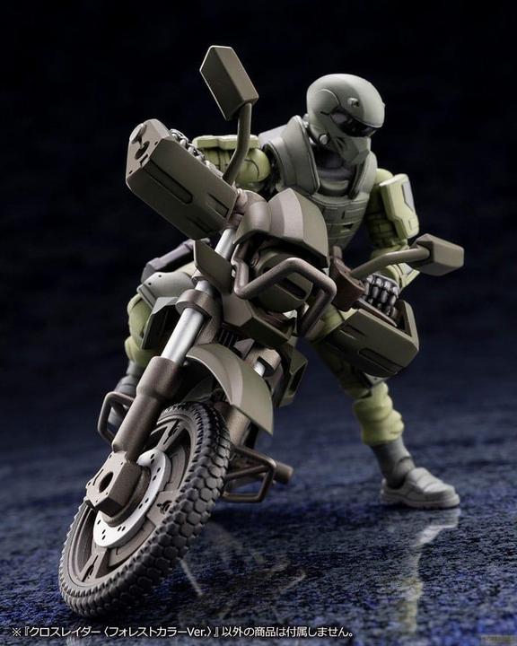 Actual product image Kotobukiya Hexa Gear Plastic Model Kit 1/24 Alternative Cross Rider Forest Color Ver. 10 cm