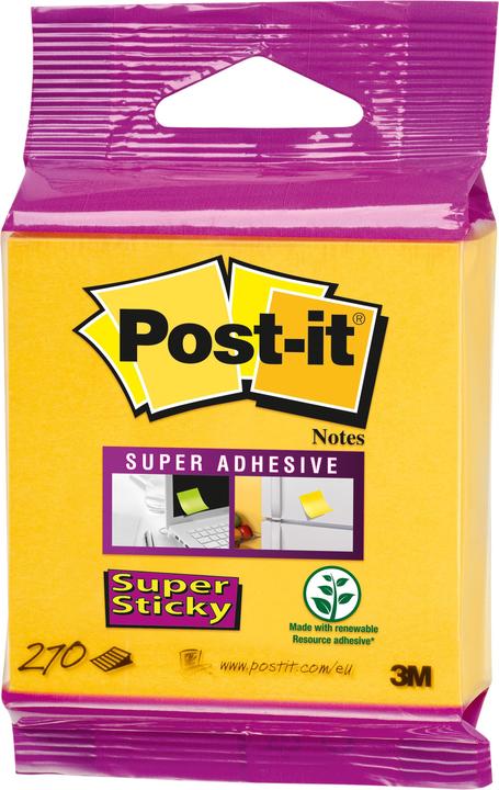 Actual product image Post-it Super Sticky (76 x 76 mm)