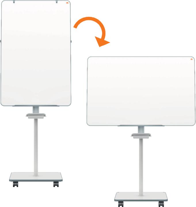 Actual product image Nobo Flipchart Move & Meet 680 x 1040 mm
