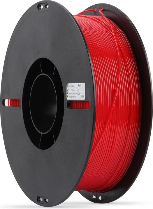 Image du produit Creality Filament TPU, rouge, 1.75 mm, 1 kg (TPU, 1.75 mm, 1000 g, Rouge)