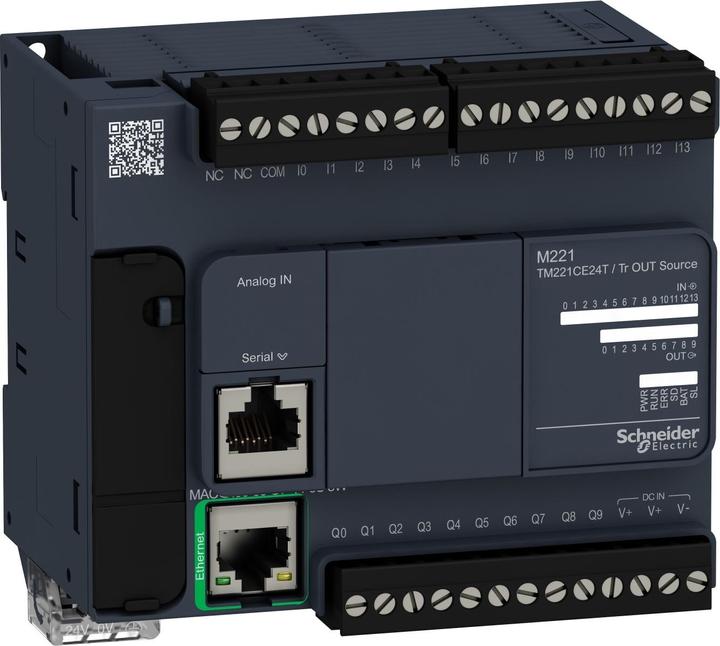 Actual product image Schneider Electric CONTROLLER M221-24IO TR.PNP ETHERNET COM