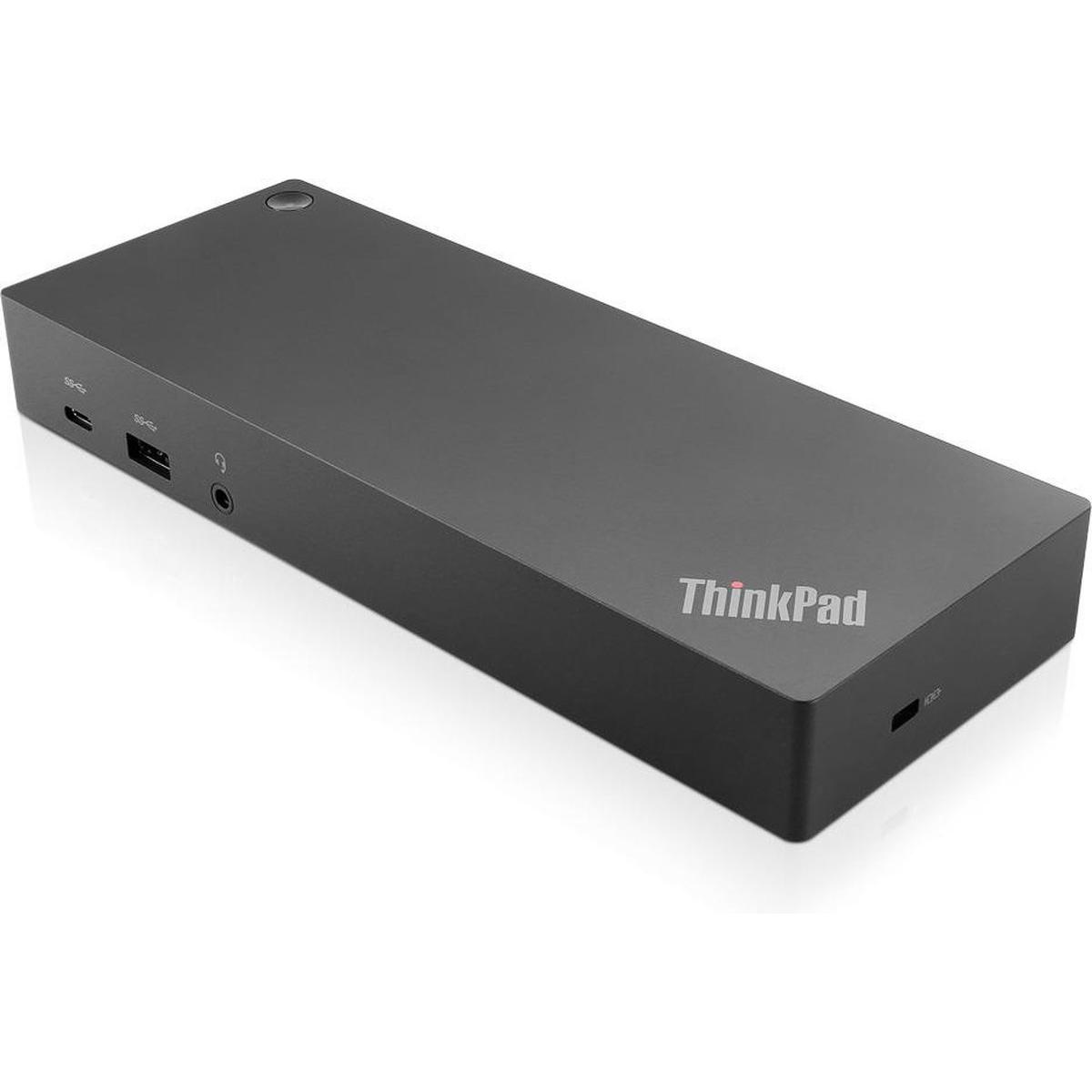 Lenovo ThinkPad Hybrid USB (USB-C, 13 Ports), Dockingstation + USB Hub, Schwarz