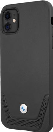 Produktbild BMW Hard Cover Leather Perforated Lower Stripes (Apple iPhone 11)