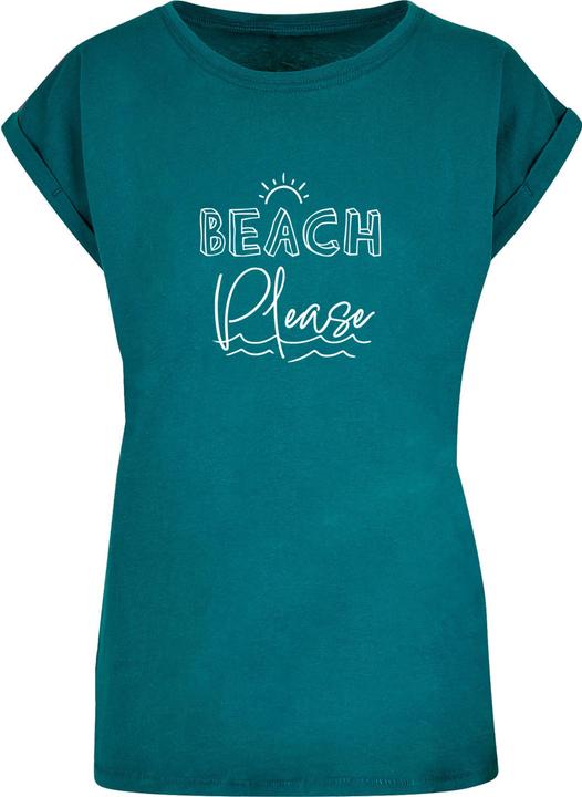 Produktbild Merchcode Ladies Beach Please Extended Shoulder Tee - 112615 (4XL)