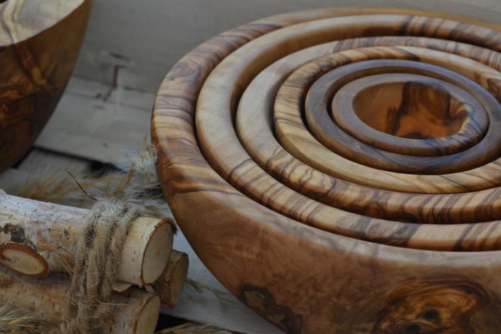 Actual product image Natura Punto Set of bowls, 6 bowls in each other, diameter 6, 8, 10, 12, 14, 17 cm